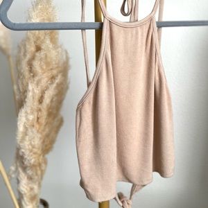Nude Crop tank top
